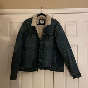 XXL Goodfellow Sherpa line denim jacket